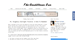 Desktop Screenshot of cordilleransun.com