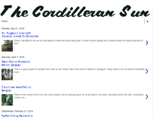 Tablet Screenshot of cordilleransun.com